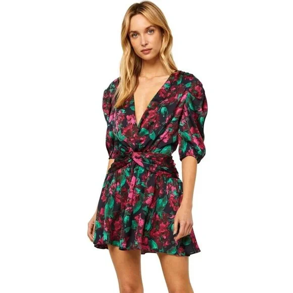 MISA PRINTED MINI DRESS - Picture 1 of 5